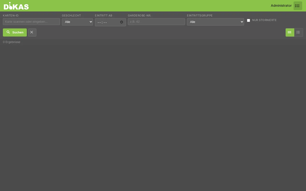 Disco POS — Búsqueda de invitados