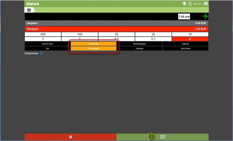 POS – Artikel direkt bonieren und mit EC-Zahlung abkassieren