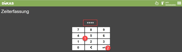 DiKAS Zeiterfassung / Stempeluhr